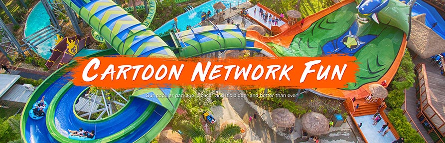 สถานที่ท่องเที่ยวในเมืองพัทยา สวนน้ำการ์ตูนเน็ทเวิร์ค อเมโซน